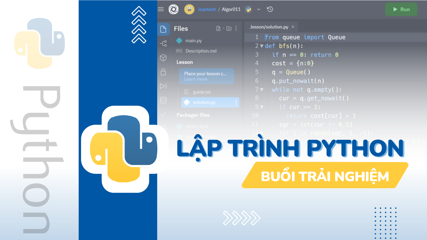 Trải nghiệm khóa học Lập trình Python